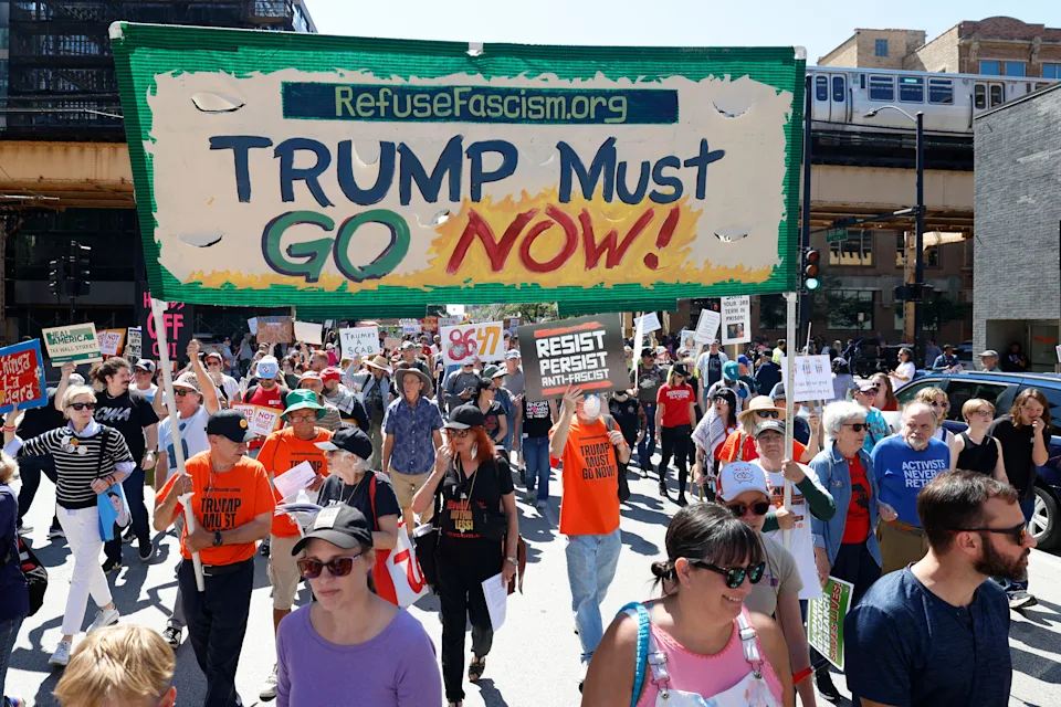 Anti-Trump Protests Take Over the U.S. on Labor Day